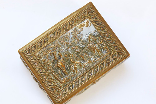 Brass metallic metal antique - metal,
