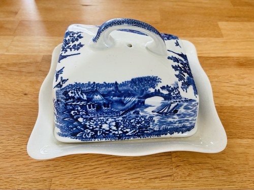 Victorian blue white willow - victorian,