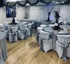 85 x White Chair Covers