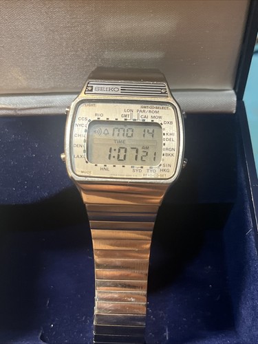 Vintage mens seiko a358 - seiko, a358-5000