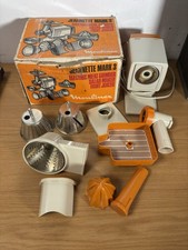 Vintage MOULINEX Jeannette Mark 3 243 Electric Meat Mincer Juicer Retro Works