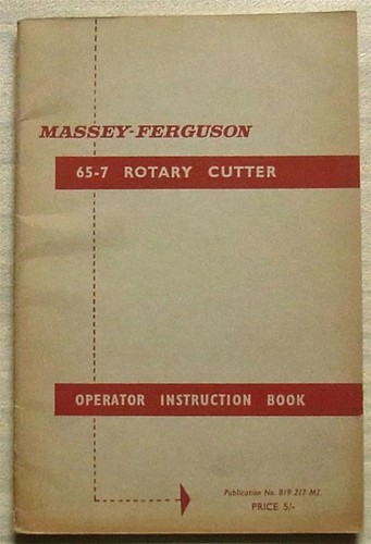 Massey ferguson rotary - 65-7,