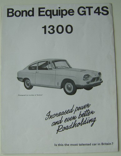 Bond equipe gt4s 1300 original - equipe,