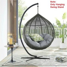 Wisfor Hanging Swing Chair Hammock Stand French Egg Seat Frame Garden Outdoor