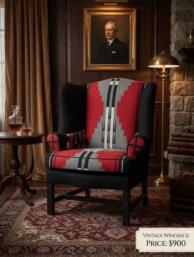 Vintage lane reupholstered - lane,