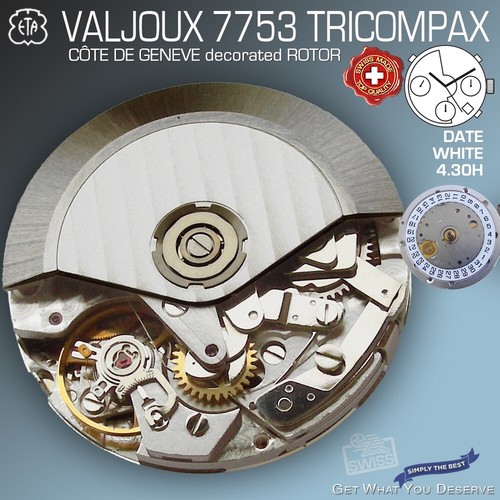 Movement eta valjoux 7753 - movement,