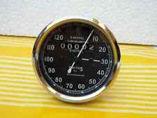 NEW REPLICA SMITHS SPEEDOMETER 120 Mph Black BSA ENFIELD