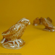 Wade Whimsies (1999/02 Set #4) USA Red Rose Tea - Endangered - Honey Bald Eagle