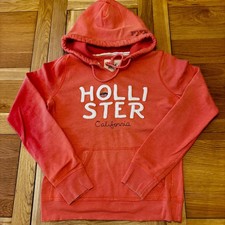 Hollister Orange Logo Hoodie