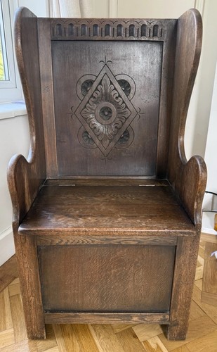 Antique victorian solid oak - solid,