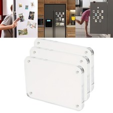 Transparent Magnetic Frames Set Featuring Three Elegant Designs in One Pack