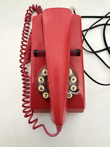 Vintage red trimphone - vintage,
