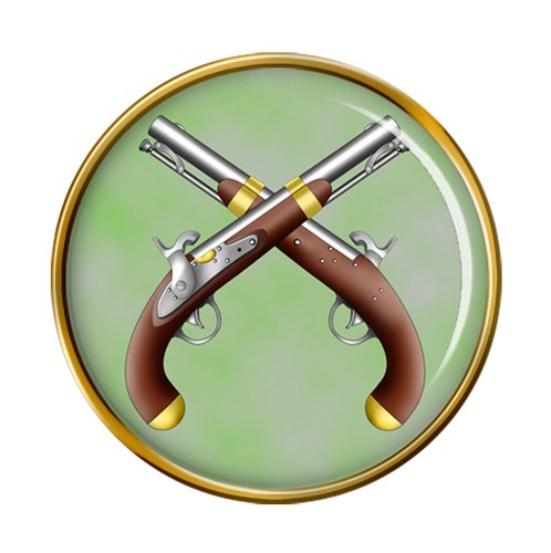 Duelling pistols pin badge - pin,