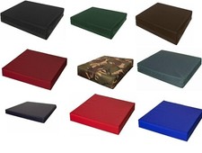 Chair Cushion Seat Pad WATERPROOF OUTDOOR Garden Patio REMOVABLE COVER 4CM Thick