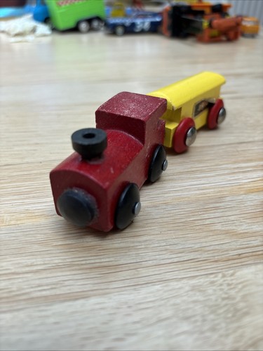Brio vintage red wooden train - vintage,