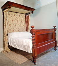 Beautiful Double Size Antique French Half Tester  (Four Poster) Bed Can Deliver