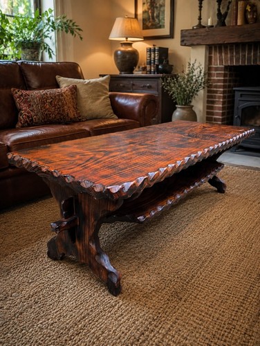 Rustic handmade solid wood - handmade,