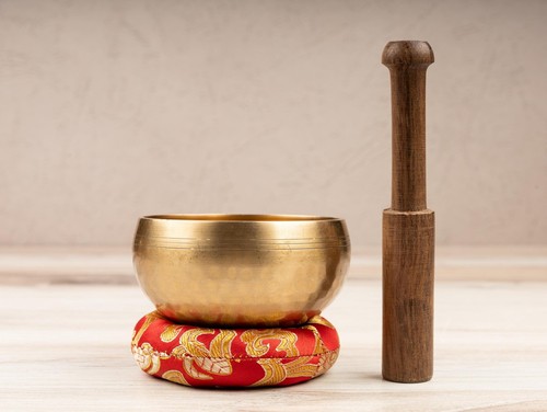 Tibetan singing bowl - singing, bowl,