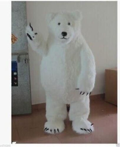 Polar bear mascot costume suit - bear,