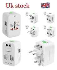 International Universal Travel Power Adapter Convertor Plug Power UK/US/EU/AU UK