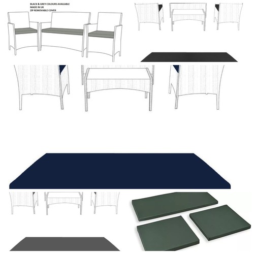 Replacement 3pc cushion - 3pc, pad