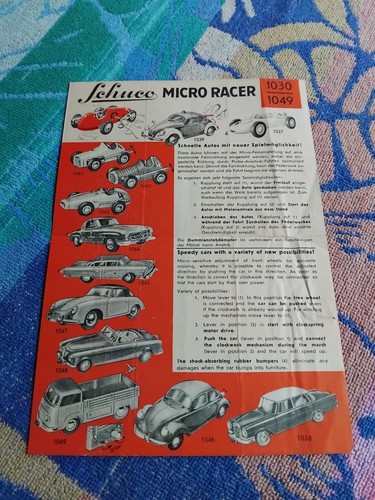 Schuco toys micro racer - schuco,