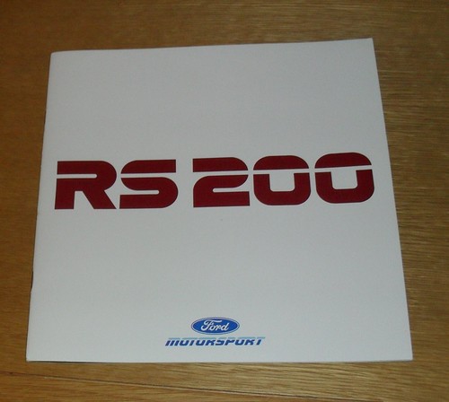 Ford rallye sport rs200 - rallye,