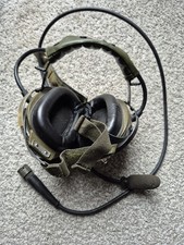 British Army Armoured Vehicle Tank Radio Headset