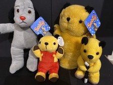 Sooty puppet , plush , set of 4 