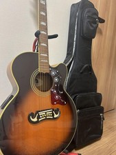 Electric Acoustic Guitar Epiphone EJ-200CE VS Burst Made in Korea S/N S95040084
