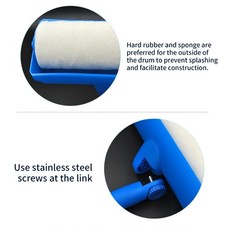 Reusable Paint Roller with Adjustable Cover For Ceiling Wall DIY Projects