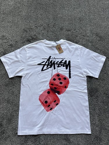 Stüssy white cotton shirt - white, t-shirt