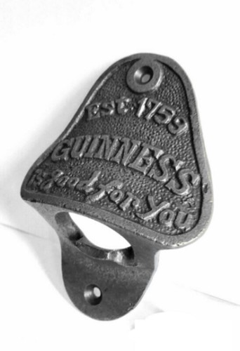 Guinness cast iron beer bar - guinness,