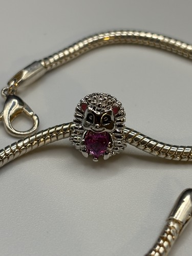 Hedgehog charm bead - charm,