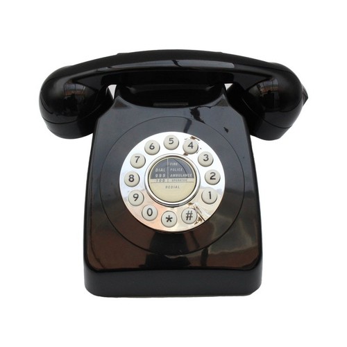 Retro rotary style telephone - retro,
