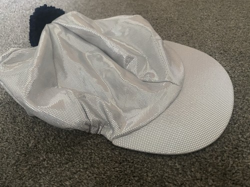 Sparkly white jockey - jockey, hat