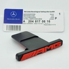Mercedes AMG Front Grill Badge Emblem GT Panamericana - Red & Black*