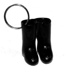 5x PVC Welly Boot Keyrings