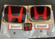 JDM Black&Red Grille Rear