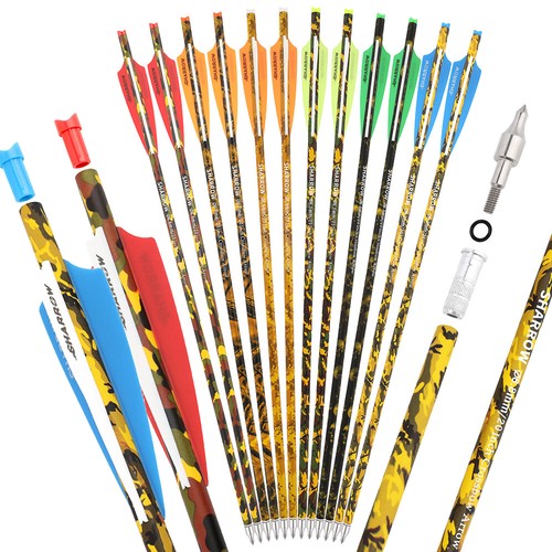 12x archery carbon bolts - archery,