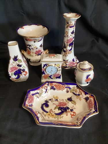 Pieces masons pottery blue - masons,