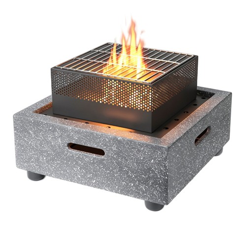 Mgo fire pit bbq - bbq, outdoor