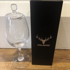 The DALMORE  Whisky Connoisseur's Tasting Glass with Lid & Original Box Unused 