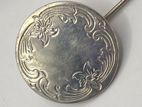 Antique silver hat - silver, hat/stick