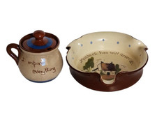 Devon Motto Ware Mustard Pot