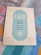 EKCO CAR RADIO MODEL CR117