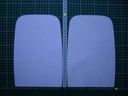 Exterior mirror mirror glass