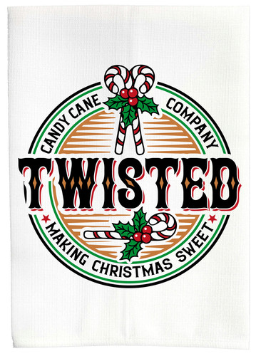 Twisted candy cane christmas - candy,