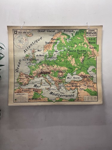 1950s large french school wall - french,