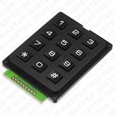 TASTIERA MATRICE 4 x 3 A 12 TASTI MODULO KEYPAD 12 BIT FAI DA TE ARDUINO